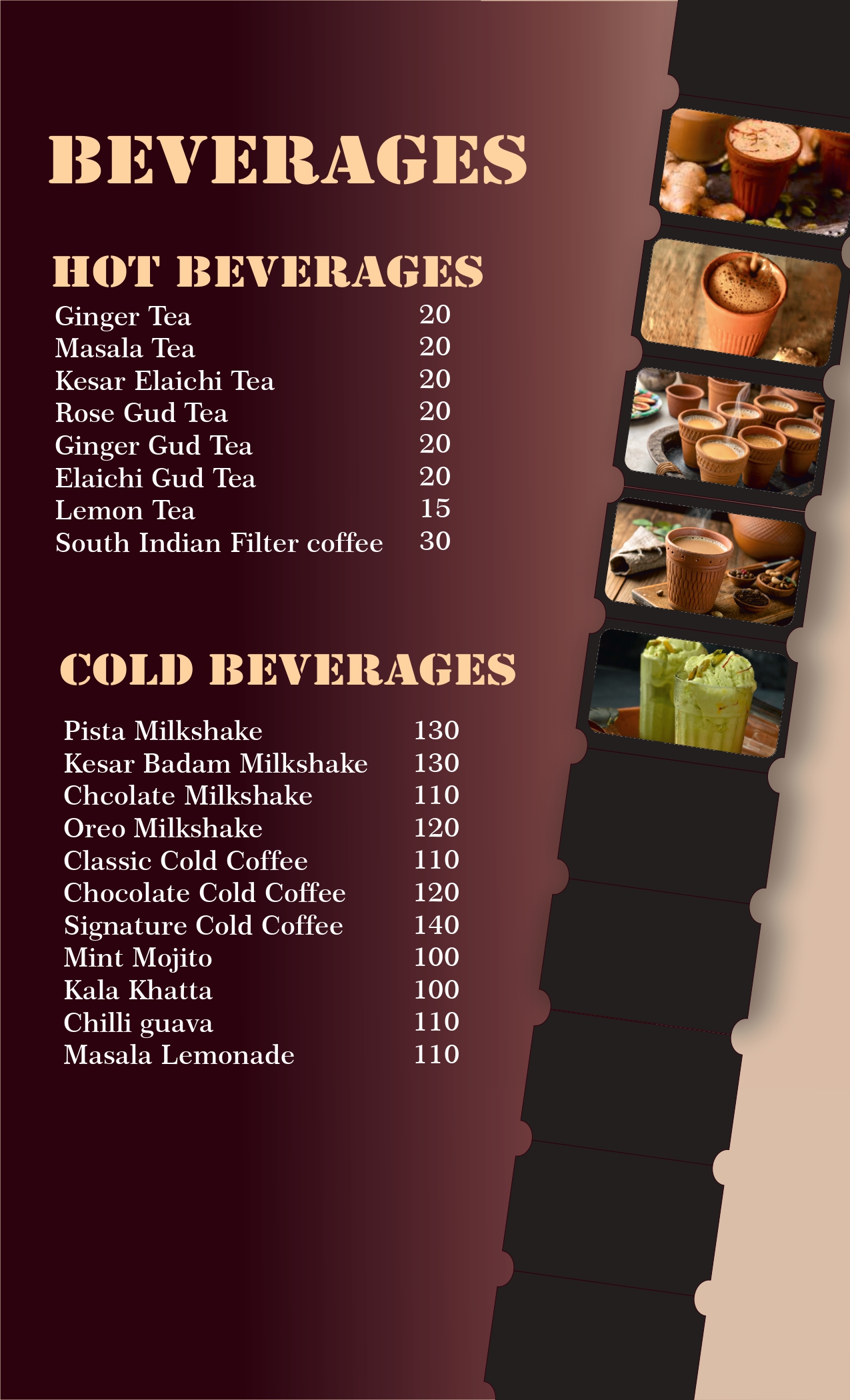 Menu Page